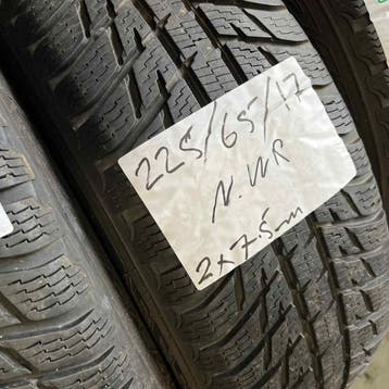 4 x Nokian WR 225-65-17 Winterbanden 7,5mm, Auto-onderdelen, Banden en Velgen, Gebruikt, 17 inch, Band(en), Personenwagen