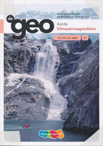 de Geo Klimaatvraagstukken Aarde Werkboek VWO 9789006619379, Verzenden, Nieuw