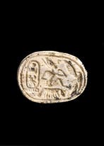 Oude Egypte, late periode Speksteen Grote scarabee gewijd