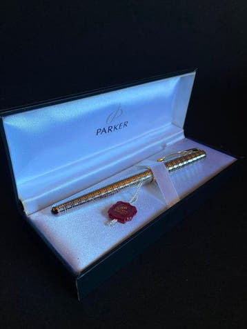 Parker - Parker Sonnet Silver Cascade - Vulpen, Nieuw