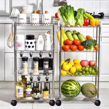 Slanke Opbergtrolley 3/4 Lagen op Wielen – 9 of 12 cm, Verzenden, Nieuw