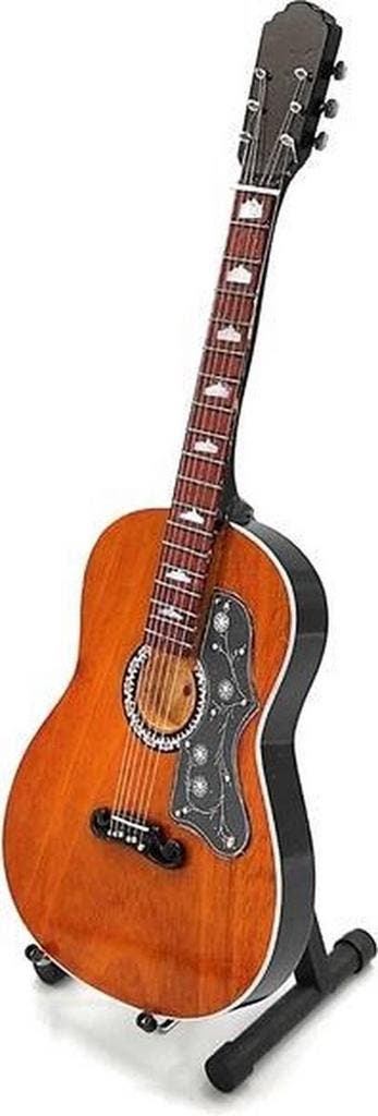 Miniatuur replica Epiphone EJ-200E gitaar - Elvis Presley, Verzamelen, Verzenden, Nieuw, Pop, Beeldje of Miniatuur