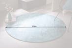 Vintage tapijt MODERN ART 150cm turquoise gewassen ronde, Ophalen of Verzenden, Nieuw