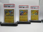 Pokémon - 3 Graded card - Pikachu, Nieuw