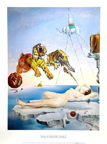 Salvador Dalí (after) - Rêve Causé par le Vol d’une abeille