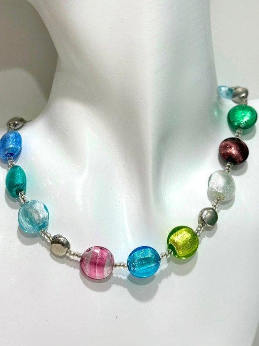 Murano-glas - Halsketting - Antica Murrina, Antiek en Kunst, Curiosa en Brocante