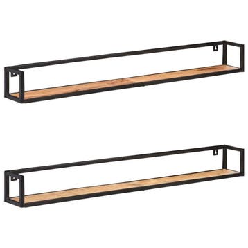 Wandschappen 160cm Acacia - Retourdeal 59% Korting, Ophalen of Verzenden, Gebruikt