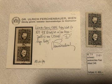 Josef Tautenhayn - K.u.k. Hofmedailleur, Gestempeld