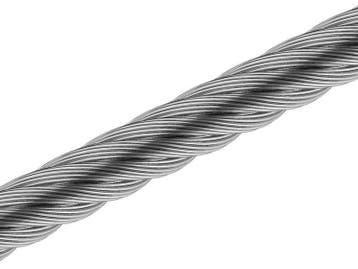 4mm Staalkabel / Staaldraad - gegalvaniseerd - 15 meter, Ophalen of Verzenden, Nieuw, Kabel of Snoer