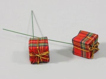 Giftboxes Schotse ruit 25x25 mm pak 60 stuks, Ophalen of Verzenden, Nieuw