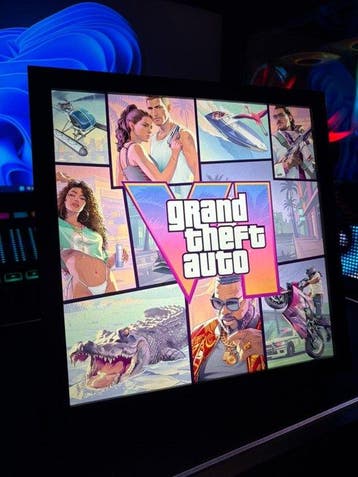 Rockstar Games - Grand Theft Auto - Lightbox artigianale, Nieuw