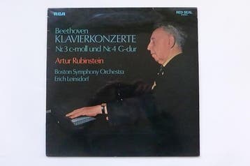 Beethoven-Klavierkonzerte-/-Arthur-Rubinstein-(LP), Ophalen of Verzenden, Zo goed als nieuw