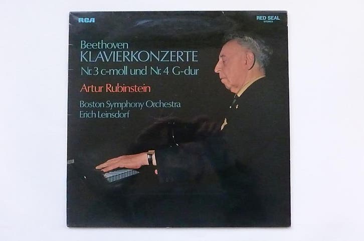 Beethoven-Klavierkonzerte-/-Arthur-Rubinstein-(LP), Cd's en Dvd's, Vinyl | Klassiek, Zo goed als nieuw, Ophalen of Verzenden