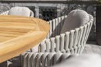 Eva Liam dining tuinset 240x100xH75 cm 7 delig teak Taste, Ophalen of Verzenden, Nieuw