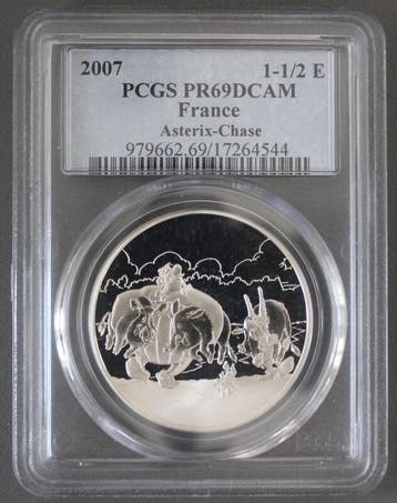1 5 Euro France Frankreich Km 1518 1 ½ Euro 2007 Asterix..., Verzenden