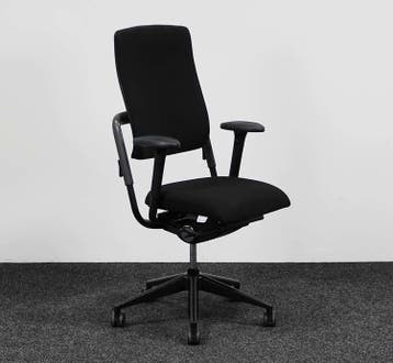 Refurbished Grahl Xenium Bureaustoel - Zwart, Zwart, Nieuw, Ophalen of Verzenden, Bureaustoel