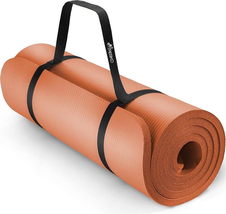 Yogamat - Fitness mat - Sportmat - Yoga mat extra dik - 190x, Sport en Fitness, Yoga en Pilates, Zo goed als nieuw, Verzenden