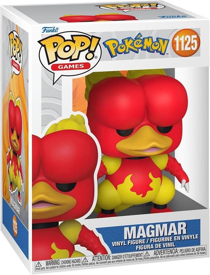 Funko Pop! - Pokemon Magmar #1125 | Funko - Hobby Artikelen, Verzamelen, Poppetjes en Figuurtjes, Nieuw, Verzenden