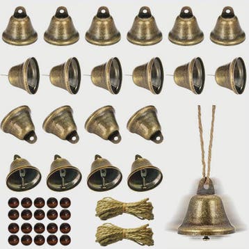 Vintage Messing Belletjes 38mm - DIY Knutselpakket voor Wind, Diversen, Verzenden, Nieuw