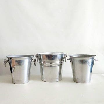 O.P.C., Vogalu - Champagne koeler (3) - Aluminium - Bistro