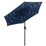 LIVSK Parasol met LED Verlichting - Geventileerd Polyester -, Tuin en Terras, Verzenden, Nieuw