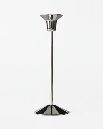 HEMA Kandelaar 21x7.5cm Zwier metaal zilver, Verzenden, Nieuw, Zilver