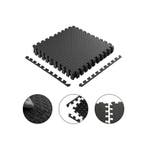 Puzzel vloertegels EVA schuim Zwart 12 mm - Set van 120x120, Verzenden, Nieuw