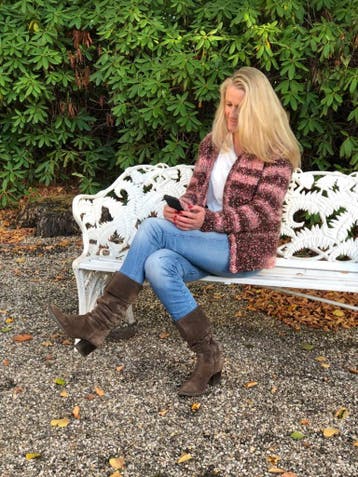 Haakpatroon Damesvest - warm vest met gespikkeld verloopga, Ophalen of Verzenden, Nieuw