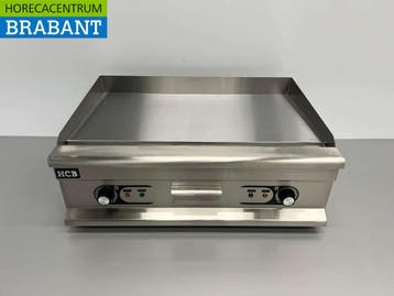 HCB RVS Grillplaat Bakplaat Gladde bakplaat 75 cm 400V, Ophalen of Verzenden, Nieuw in verpakking
