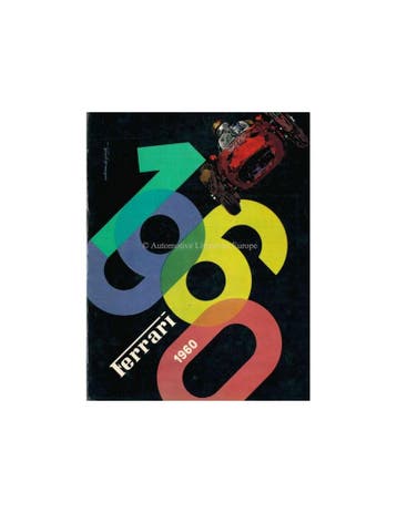 1960 FERRARI JAARBOEK ITALIAANS, Boeken, Nieuw, Ferrari, Author