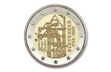 2 euro Stoommachine 2022 - Slowakije, Verzenden