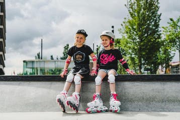 Nijdam Skeelers - Verstelbaar - Kinderen - Sk8 Star - Wit -, Ophalen of Verzenden, Zo goed als nieuw