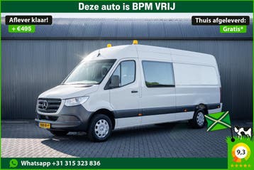 Zakelijke Lease |  Mercedes-Benz Sprinter 516 CDI L3H2 | 7-Z, Automaat, Gebruikt, Wit, Diesel