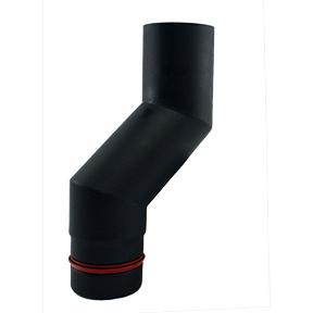 Rookkanaal pellet kachel 100mm staal S-bocht met sprong 80mm, Ophalen of Verzenden, Nieuw