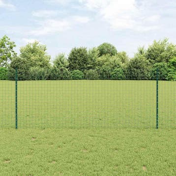 vidaXL ingegraven hekpalen 44 st Groen 140 cm Gepoedercoat, Verzenden, Nieuw