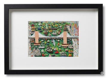 James Rizzi (1950-2011) - Water under the Bridge