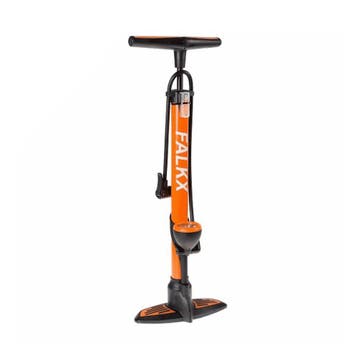 Fietspomp ORANGE met manometer, aluminium huis. Passend op, Verzenden, Nieuw