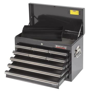 Gereedschapskist 9 laden zwart met quick lock, Ophalen of Verzenden, Nieuw
