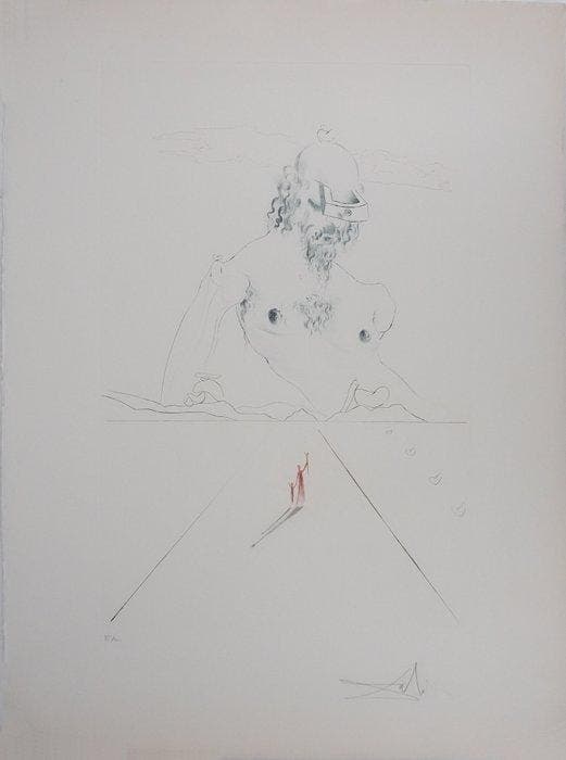 Salvador Dali (1904-1989) - Le colosse, Antiek en Kunst, Antiek | Overige Antiek