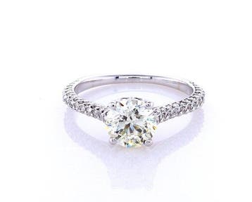 Ring - 14 karaat Witgoud - 1.41ct. tw. Diamant (Natuurlijk, Nieuw