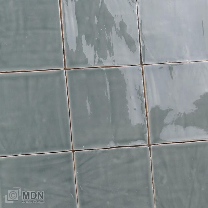 Handvorm tegels oud Hollands grijs groen Olivio 13x13, Doe-het-zelf en Verbouw, Tegels, Nieuw, Verzenden