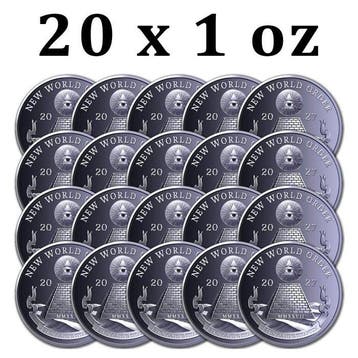 Verenigde Staten. 20 x 2027 1 oz Titanium New World Order