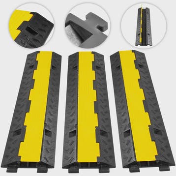 Robuuste Kabelgoot Rubber/PVC - 2 Kanalen - 5000kg Capacitei, Verzenden, Nieuw