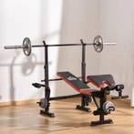 Verstelbare Halterbank met Barsteun – Fitnessbank Thuis, Verzenden, Nieuw