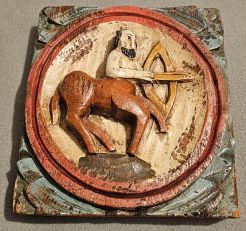 Beeld, Spaans houtsnijwerk - 24.5 cm - Hout, Antiek en Kunst, Curiosa en Brocante