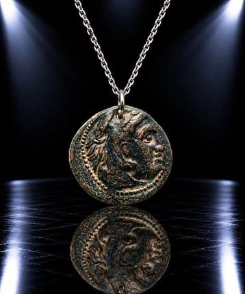 Zeldzaam Grieks Brons Alexander III de Grote - Oude
