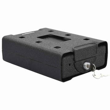vidaXL Auto Safe met slot Zwart 22 x 16 x 7 cm Staal, Verzenden, Nieuw