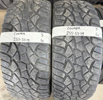 2x 255-55-19 Cooper Zomer 2x 5mm €60 Per Band 255 55 19, Auto-onderdelen, Gebruikt, 255 mm, Band(en), Terreinwagen
