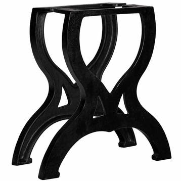 vidaXL Salontafelpoten 2 st X-frame gietijzer, Verzenden, Nieuw