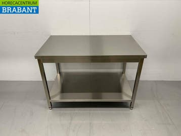 HCB RVS Werktafel Tafel Basic-line 120 x 70 x 85 cm Horeca, Ophalen of Verzenden, Nieuw in verpakking